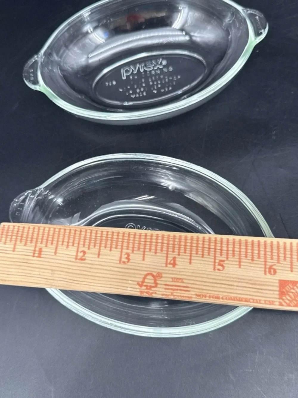 2 Vintage Individual Pyrex Bowls 1 cup 250ml Model #328